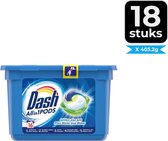 Dash Wasmiddel All in 1 pods Witter dan wit - 16 pods - Voordeelverpakking 18 stuks