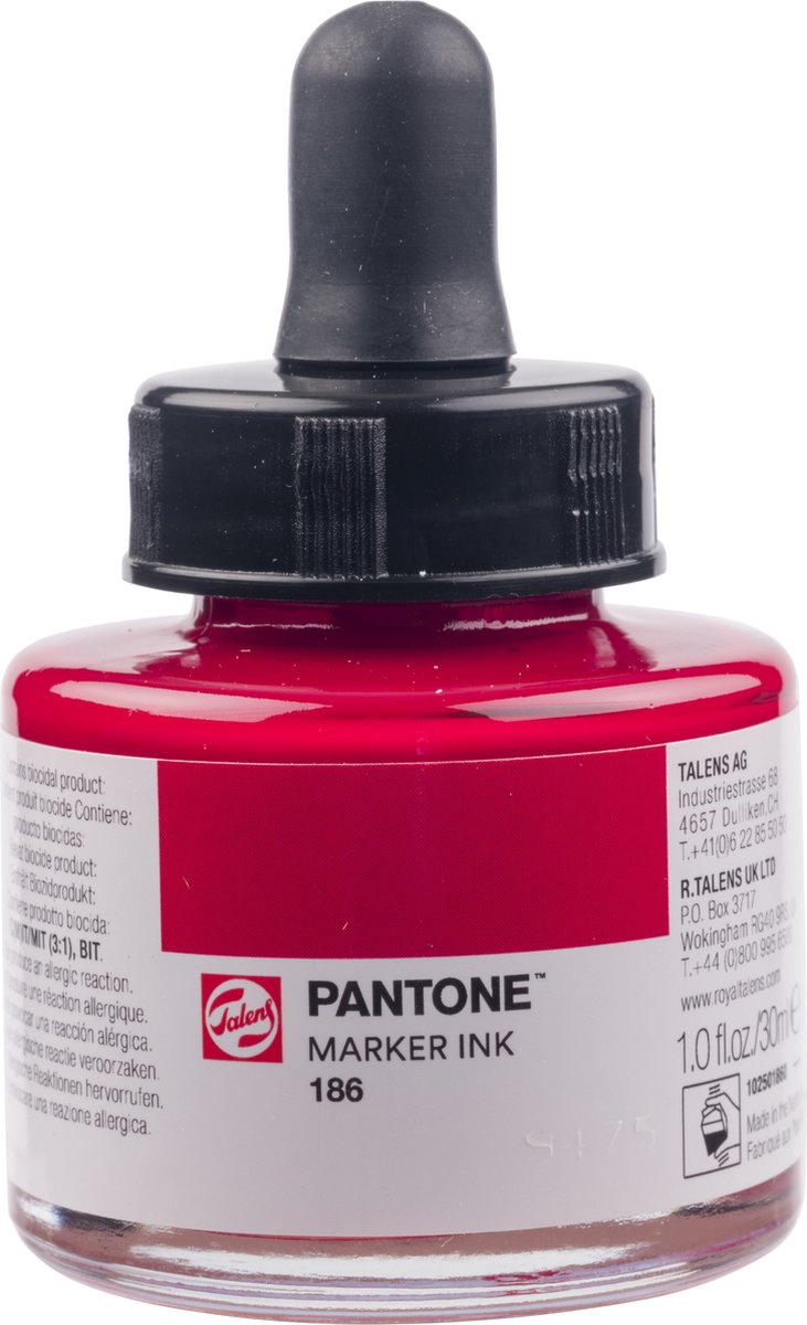 Talens | Pantone marker inkt 30 ml 186