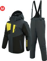 Livano Skipak - SkiBroek - Skijas - Ski Suit - Wintersport - Heren - 2-Delig - Grijs - Maat M