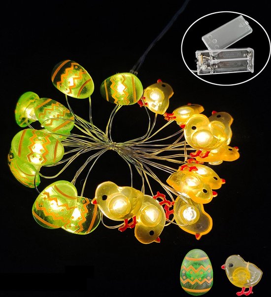 Pasen | PASEN25 | Easter | Paashaas | Verlichting | Paasverlichting | Lichtslang Met 10 Lampjes | Ei | Eggs 6095439978918