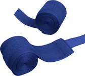 Livano Bandage Boksen - Kickboksen - Handschoenen - Boks Bandage - Kickboks - Binnenhandschoenen - Handschoen - Boxing - Blauw - 250 cm
