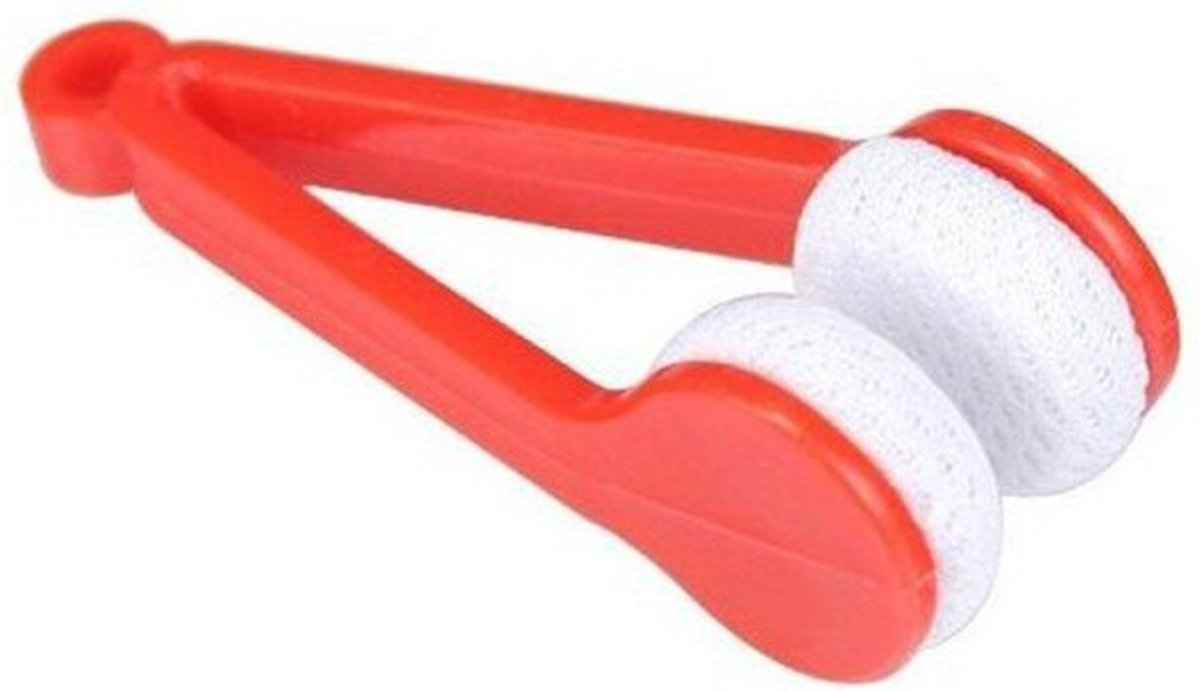 Gadgetpoint - Bril Cleaner - Bril Schoonmaker - Rood