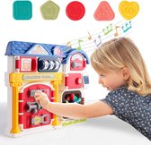 8-in-1 busy board voor peuters, draagbaar sensorisch speelgoed, Montessori-motoriekspeelgoed met verschillende kennis, educatief speelgoed voor jongens of meisjes vanaf 1, 2, 3, 4, 5 jaar