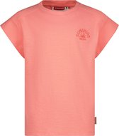 Vingino T-shirt Hinka Meisjes T-shirt - Peach Coral - Maat 140