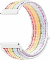 By Qubix 20mm - Sport Loop nylon bandje - Multicolor - Geschikt voor Huawei watch GT 2 (42mm) - Huawei watch GT 3 (42mm) - Huawei watch GT 3 Pro (43mm)