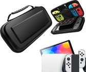 Gadgetpoint | Beschermhoes | Hardcase Opberghoes | Case | Accessoires geschikt voor Nintendo Switch LITE | Zwart LITE | Vaderdag Cadeau
