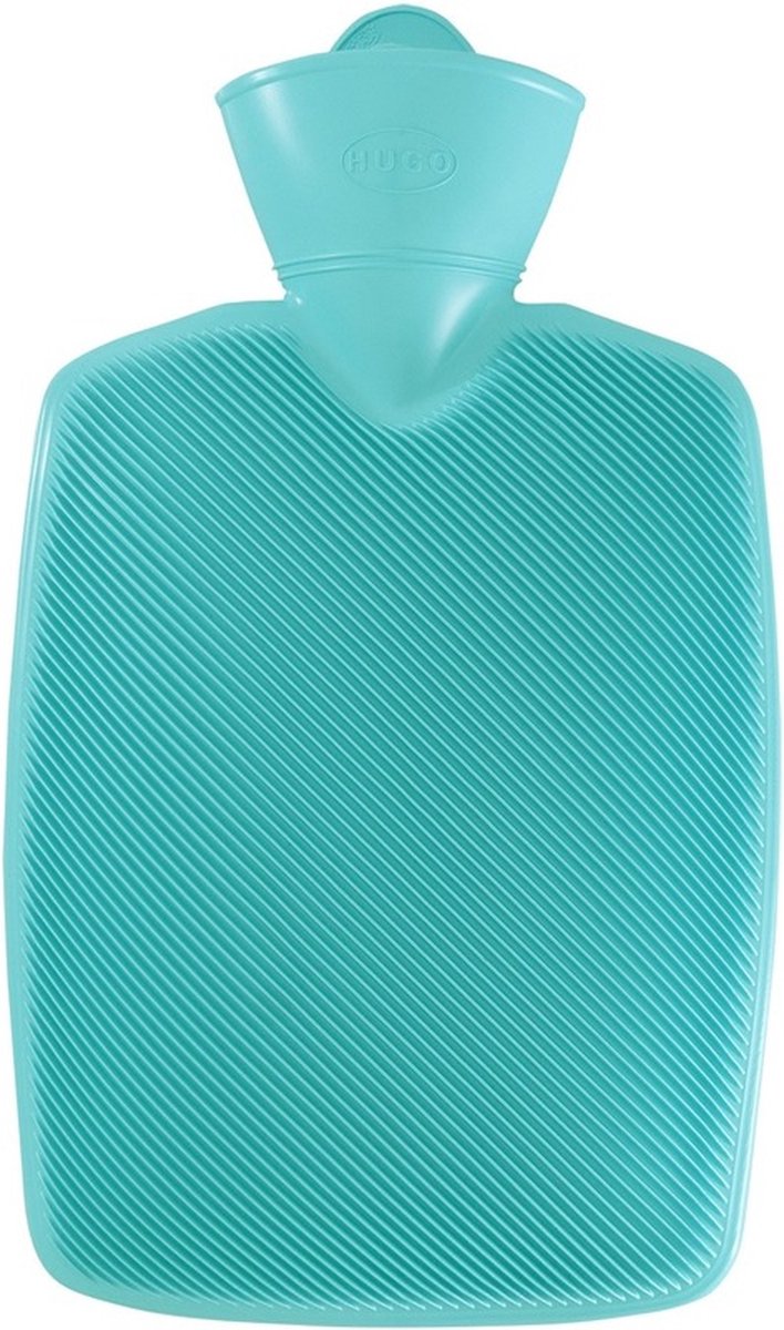 Goedkoopste Warm water kruik - kunststof kruik - zonder hoes - aqua - 1,8 liter