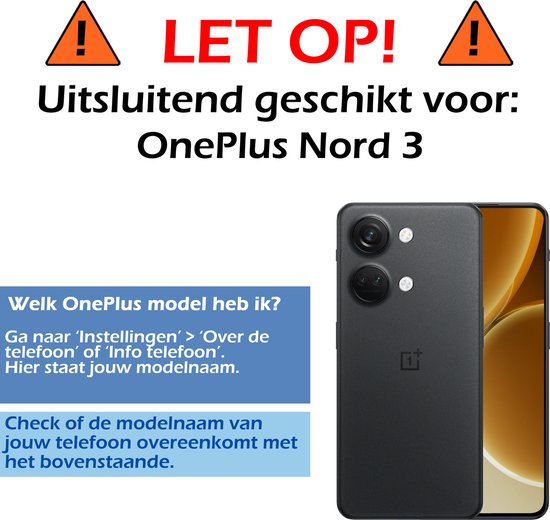 Coque adaptée pour OnePlus Nord 3 Coque en Siliconen – Coque adaptée pour OnePlus Nord 3 Cover Back Case – 2-PACK – Rose clair