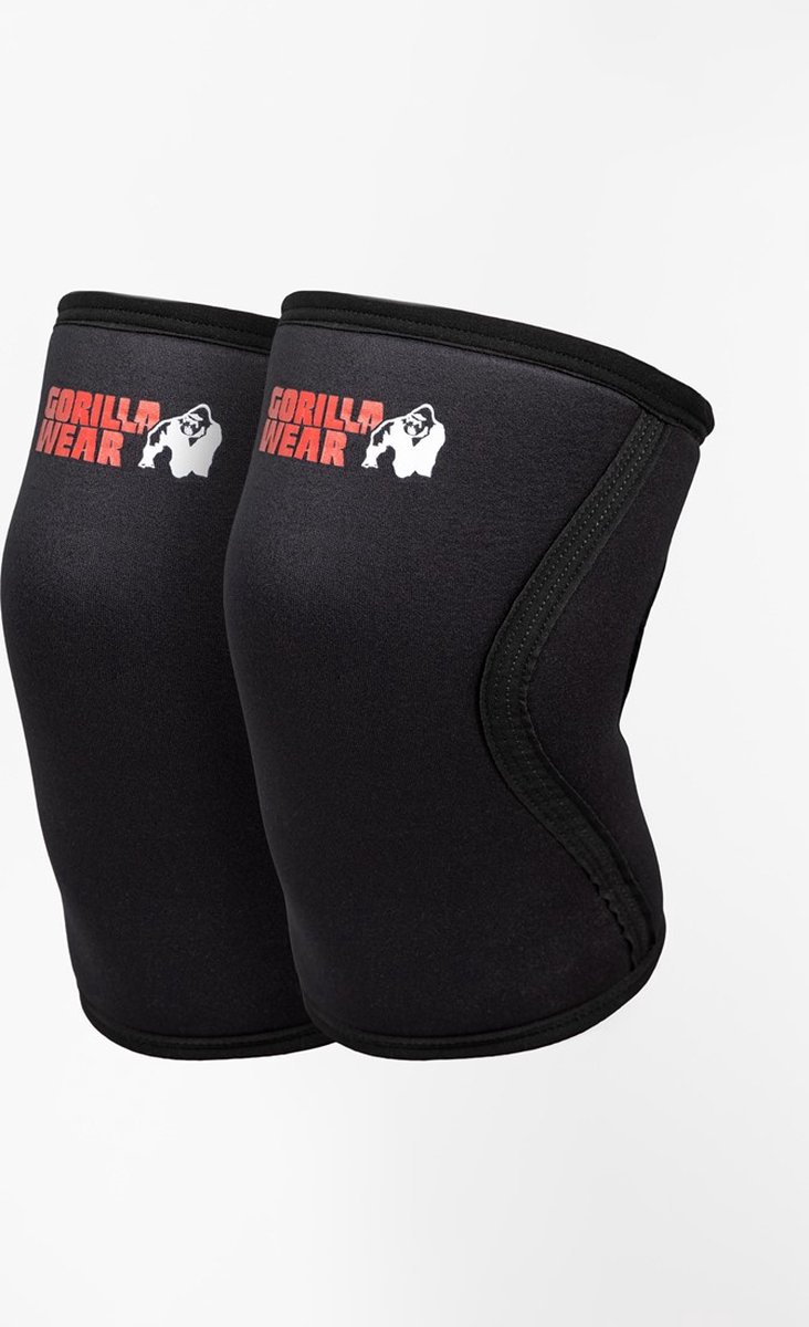 Gorilla Wear Knee Sleeves - 5mm - Zwart - 2XL