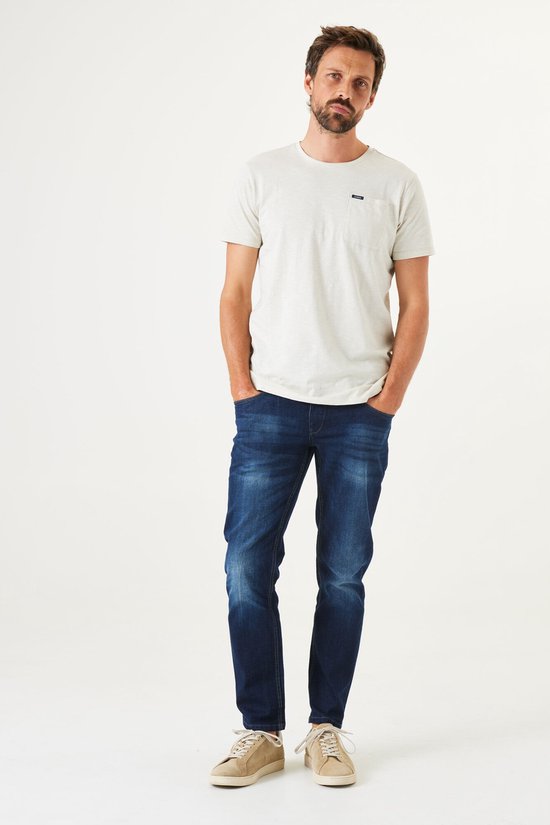 GARCIA Russo Heren Tapered Fit Jeans Blauw - Maat W36 X L30