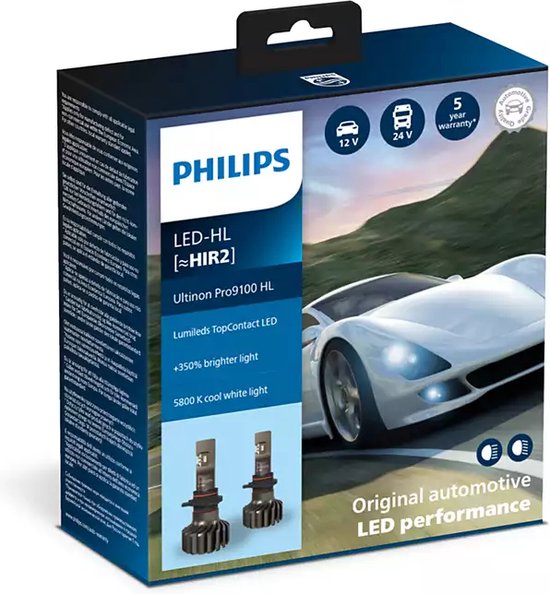 2x Philips 9012 Lunga Durata HIR2 Upgrade Faro Luminoso Luce Lampadina 55W Basso - Foto 11
