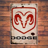 Wandbordje Logo Dodge