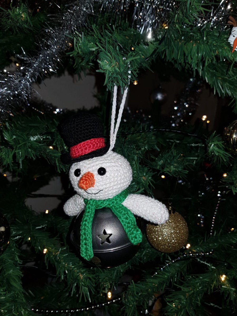 Jinglebell Sneeuwpop (kerstbal)