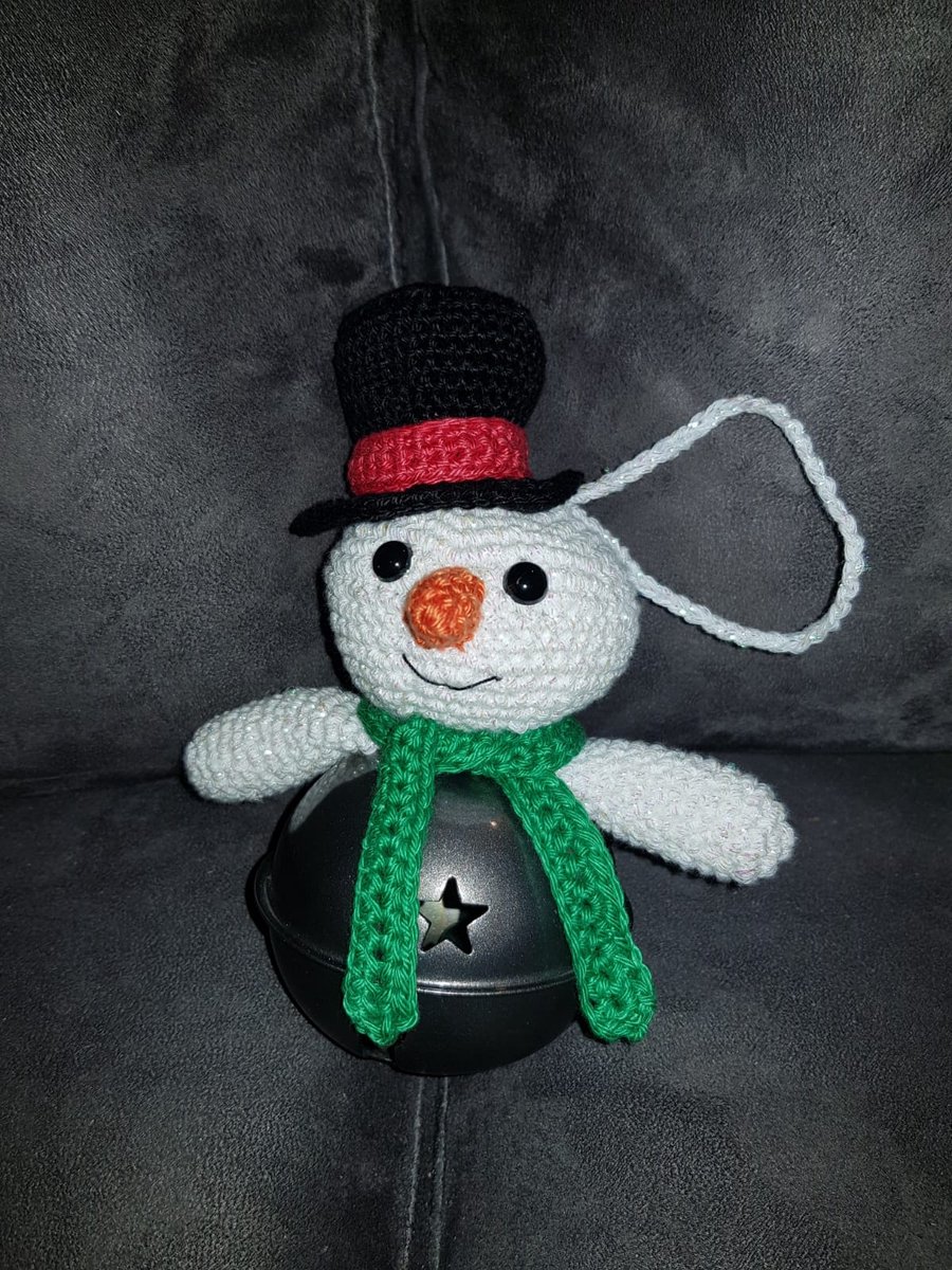 Jinglebell Sneeuwpop (kerstbal)