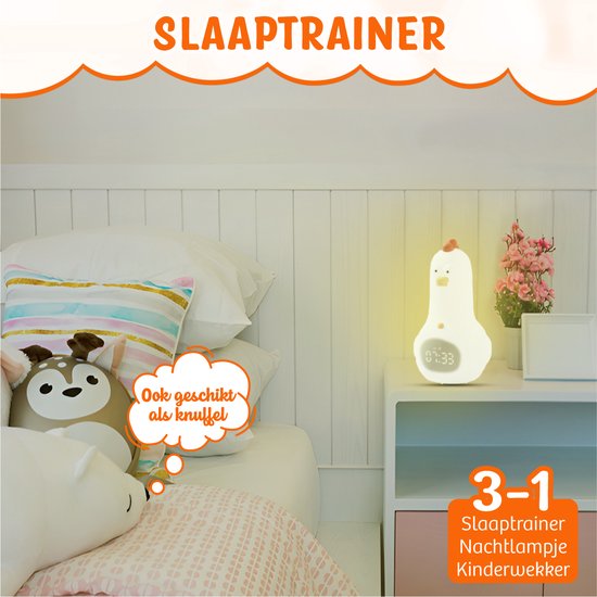 Slaaptrainer Kinderen - Kinderwekker - Slaapwekker - Nachtlampje - Kinderwekker Digitaal - Kinderwekker Meisje - Kinderwekker Jongen - Kip van Merkloos — afbeelding 4