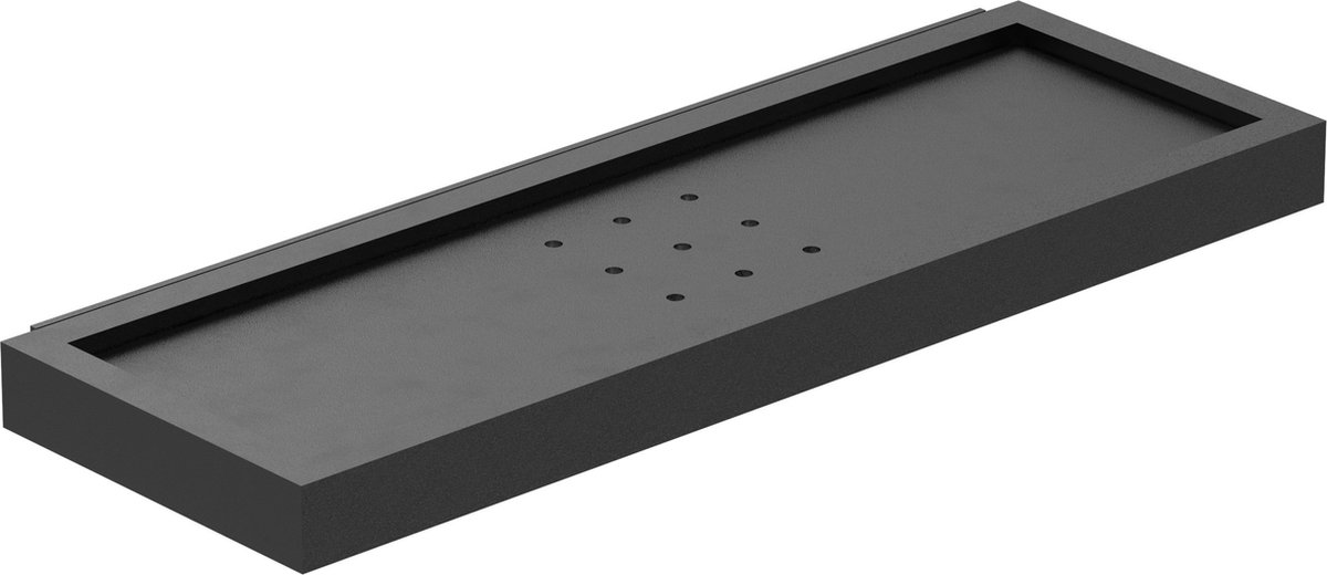 psmlighting Cascade Zeephouder | B300xH20xD100mm | Aluminium;Inox | Zwart