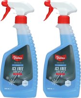 Valma Spray dégivreur pour vitres - 2x - pour voiture - 500 ml - sprays antigel - hiver/gel