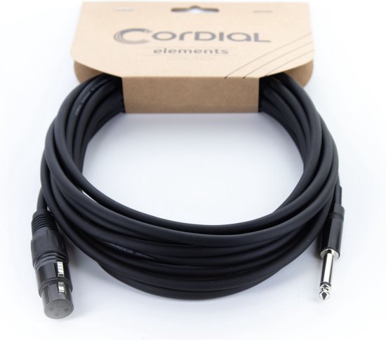 Cordial EM 5 FP Câble microphone 5 m - Câble microphone
