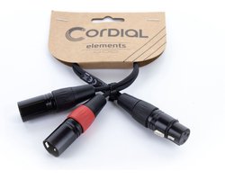 Cordial EY 0.3 FMM Y-Adapterkabel 0,3 m - Insert kabel