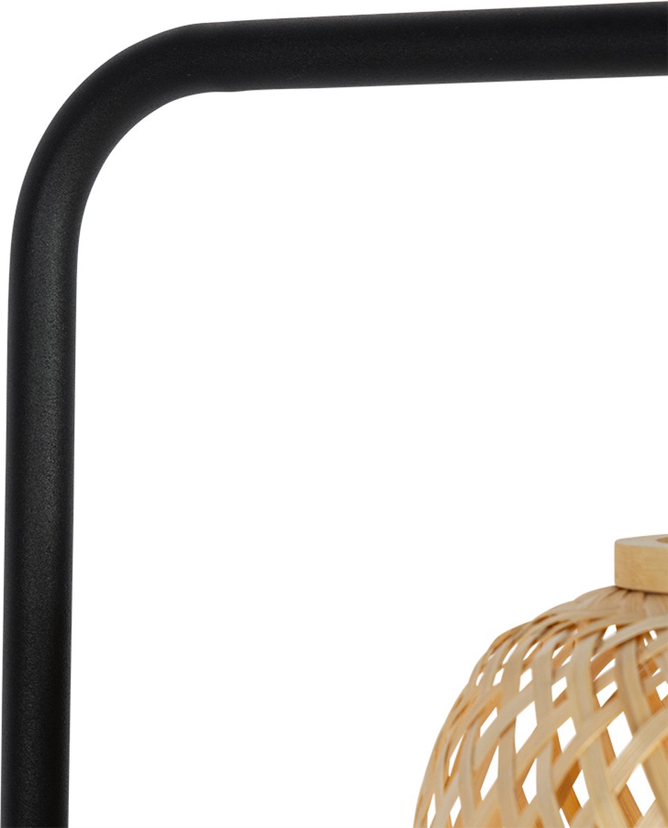 QAZQA yvonne - Oosterse Vloerlamp - Naturel thumbnail 5