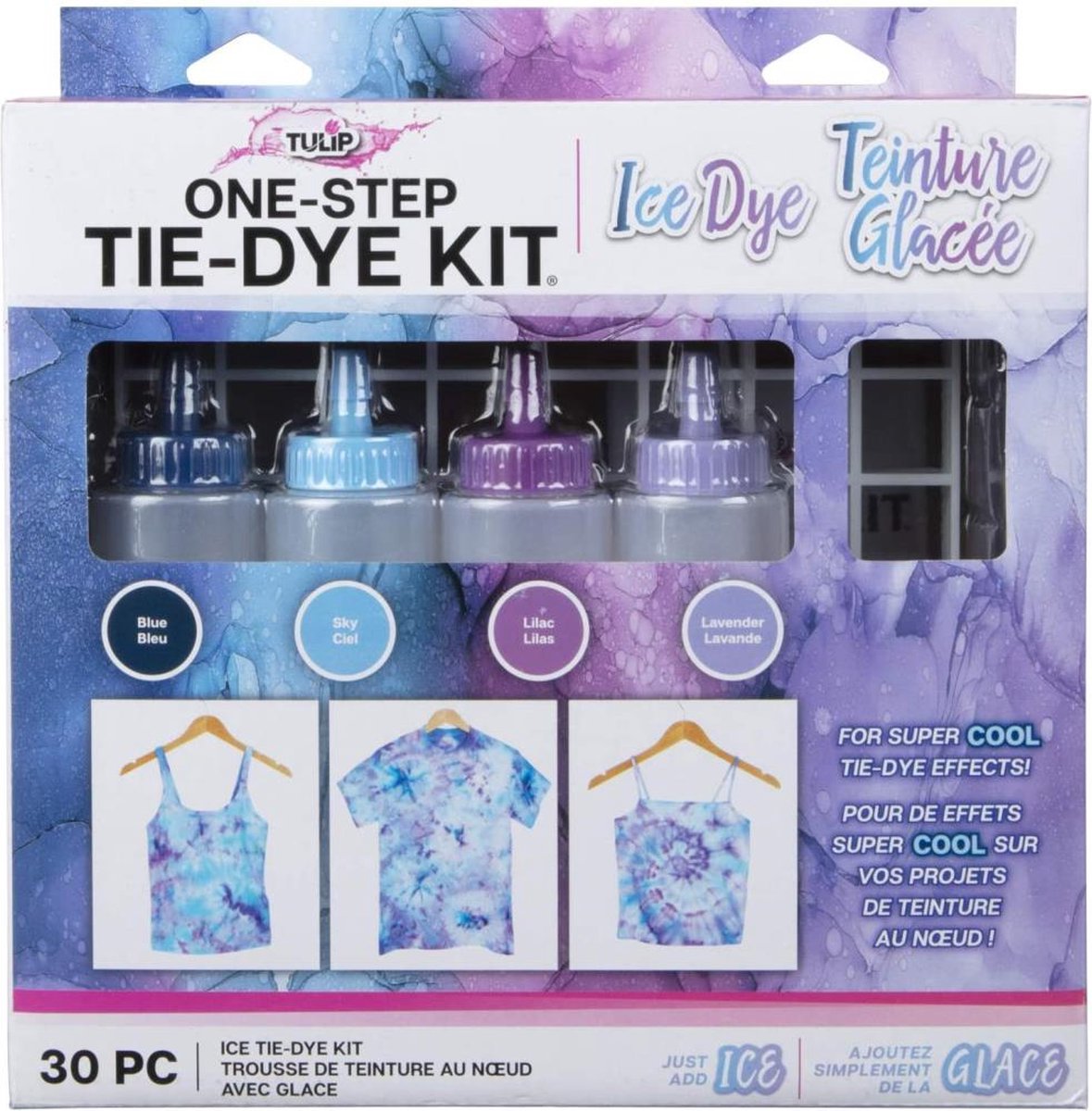 Tulip Tie-Dye Kit Ice Dye One Step kleurrijke textielverf set.