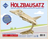 Pebaro Houten Bouwset Eurofighter 25x20 cm