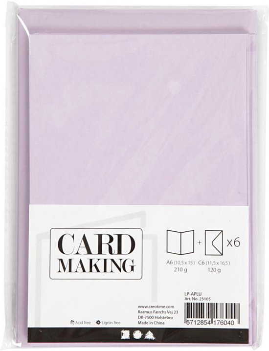 Gekleurde enveloppen 11 x 22 cm | bestel online bij PIM Print