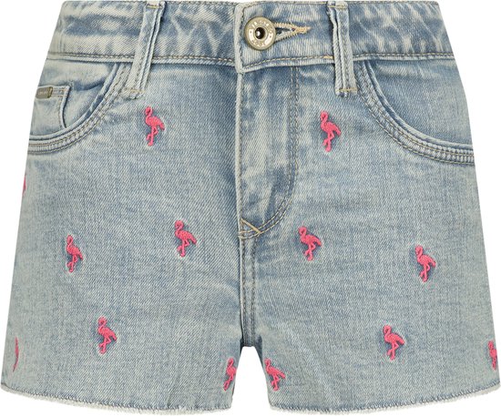 Vingino Short Dafina Flamingo Meisjes Jeans - Light Bleach
