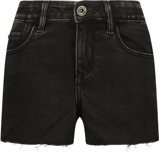 Vingino Short Daizy Meisjes Jeans - Black Denim - Maat 140