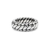 SILK Jewellery - Zilveren Ring - Bold - 353.17 - Maat 17,0
