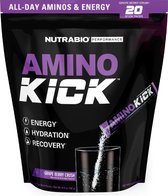 Nutrabio Amino Kick Stick Pack - 20 Serving Bag Grape Berry Crush