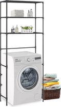 Bol.com Luft - Wasmachine en Droger ombouw - 3 planken - Opbergrek - Kast - Meubel - Wasdroger - Ook geschikt voor Wc - Kastje aanbieding