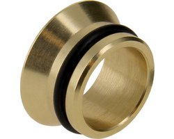 Bonfix knelkoppeling - Insert met O-ring vlakdichtend - 15mm - Messing