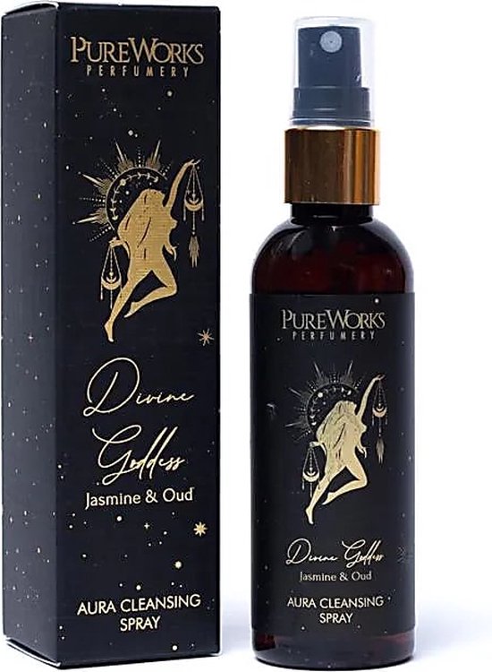 Song of India Kamerspray 'Divine Goddess' Jasmijn & Oud Pureworks 100ml