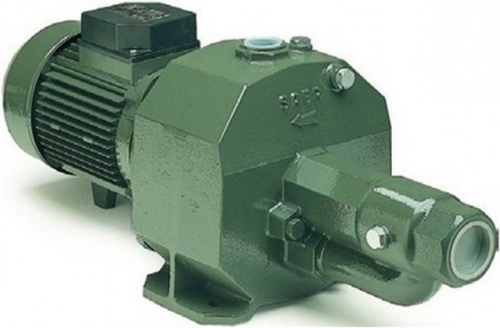 SAER M200 zelfaanzuigende centrifugaalpomp 230V , 6 m3, dubbele waaier extra druk