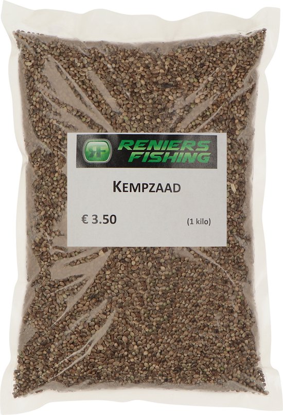 Reniers Fishing Extra Kempzaad 80-90% Kiemkracht - Topkwaliteit Hennepzaad voor Karper, Feeder en Vaste Stok DE - Maat : 2 Kilo van Reniers Fishing — afbeelding 2
