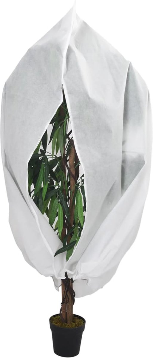 vidaXL - Plantenhoezen - met - ritssluiting - 4 - st - 70 - g/mÂ² - 1x1,55 - m van VidaXL — afbeelding 4
