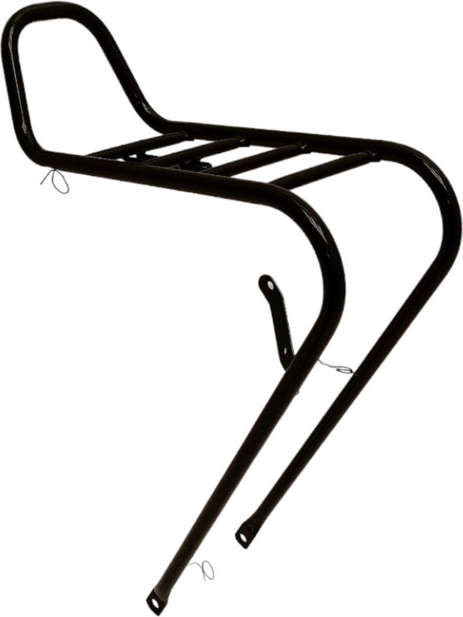 Falkx Voordrager fiets - lamphaak rechts - kabeldoorvoer - zwart