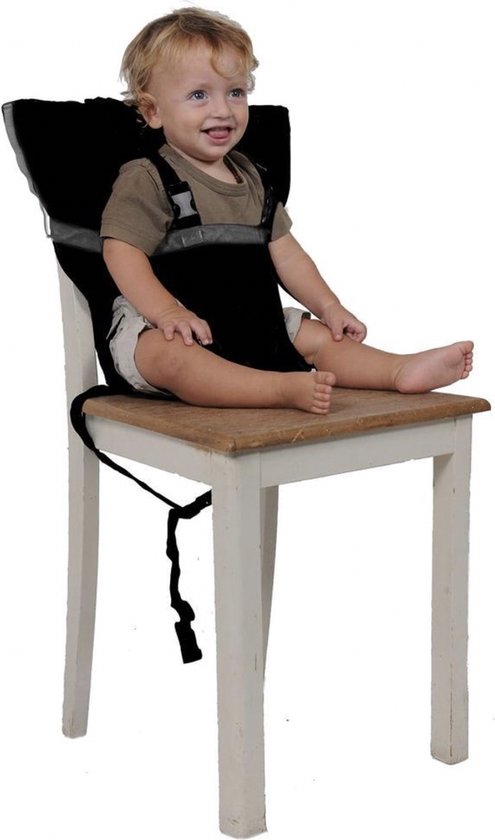 Foto: Sack seat kinderstoel kleur zwart wit gestreept veilige kinderstoel babyzitje op normale stoel kinderzit voor reizen restaurant etc kinderzitje babystoel to go sack n seat sacknseat reisstoel eetstoel voor baby normale stoel