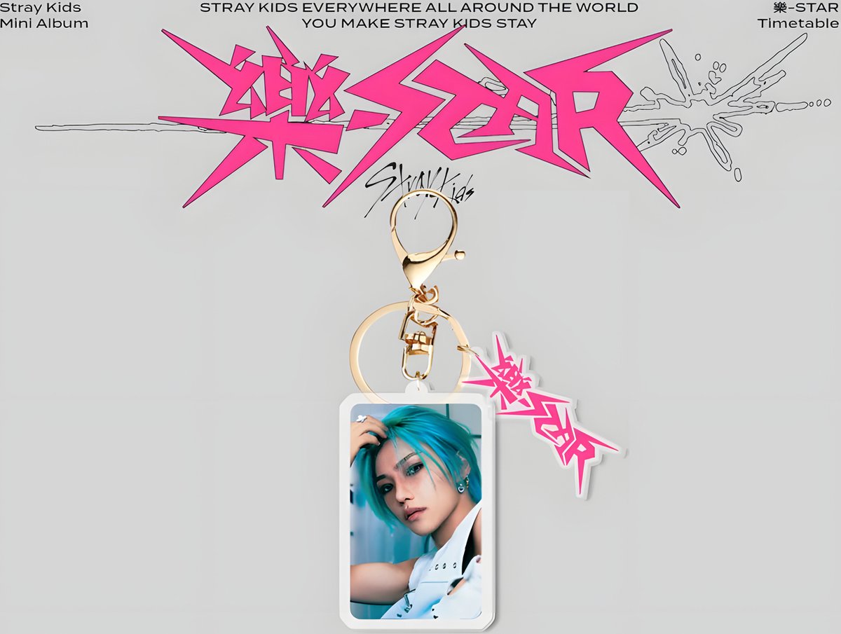 Stray Kids ROCK-STAR Keyring Acrylic Keychain variant 6 [Sleutelhanger]