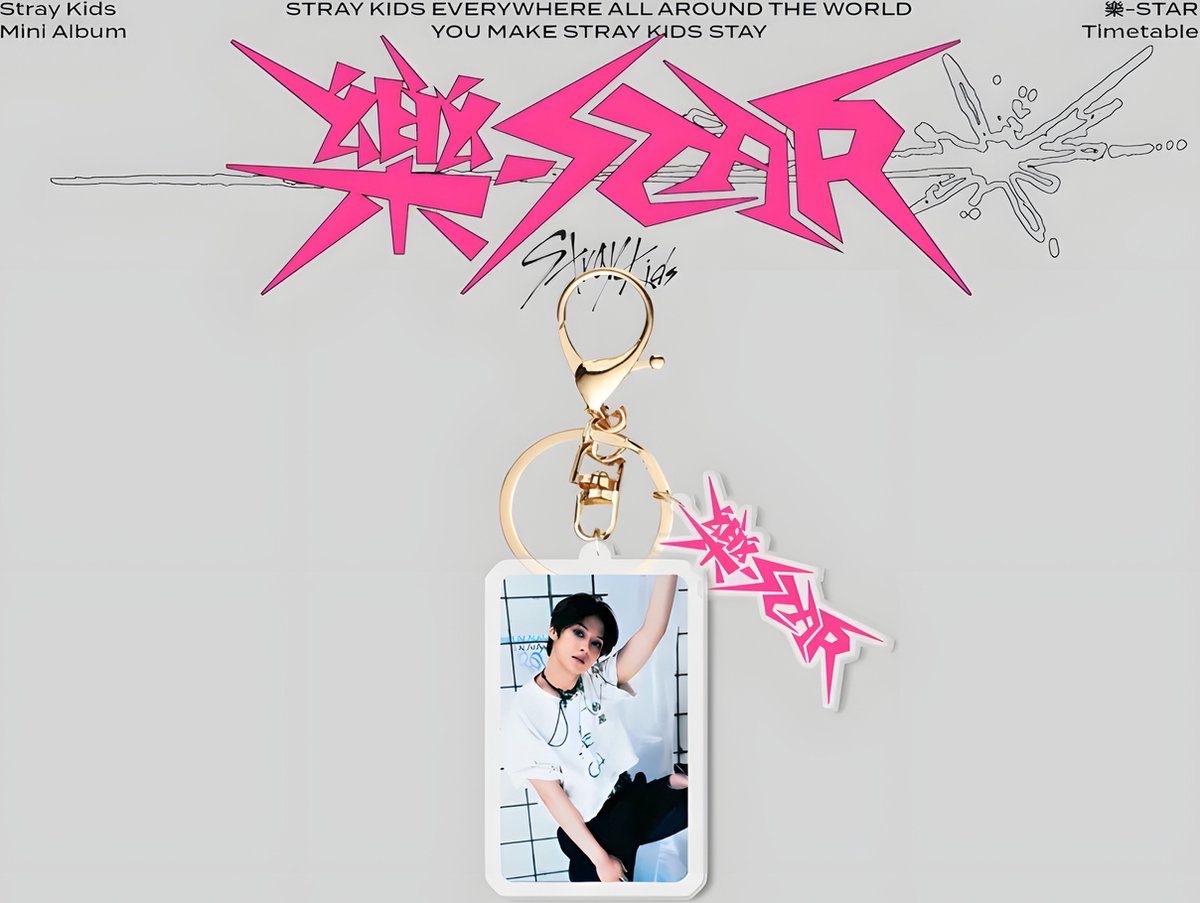 Stray Kids ROCK-STAR Keyring Acrylic Keychain variant 2 [Sleutelhanger]