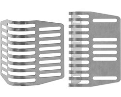 SpouwSafe RVS Stootvoegrooster 20 stuks- Ongediertebestrijding – Stootvoegrooster – Voegrooster 5 cm – RVS Verenstaal
