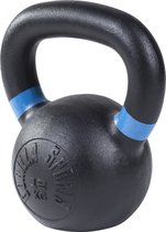 Gorilla Sports Kettlebell - 16 kg - Gietijzer - Olympisch - Zwart