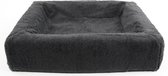 Bia Bed - Fleece Hoes - Hondenmand - Grijs - Bia-4 - 85X70X15 cm