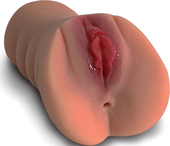 IntiMate® Allura - Realistische Pocket Pussy - 2-in-1 Kunstvagina en Kunstanus - Sex Toys voor Mannen - Ribbel & 3D-Textuur