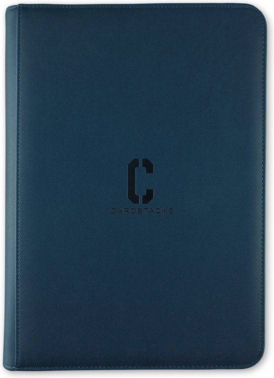 Cardstacks - Zippered Pro Binder 9 Pocket - Blauw