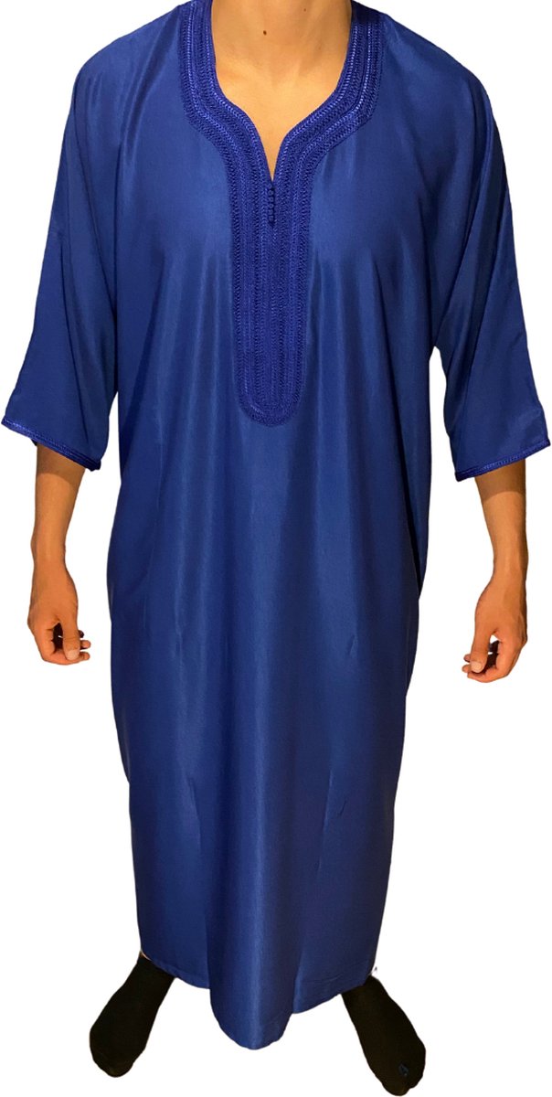 Djellaba mannen blauw new arrivals