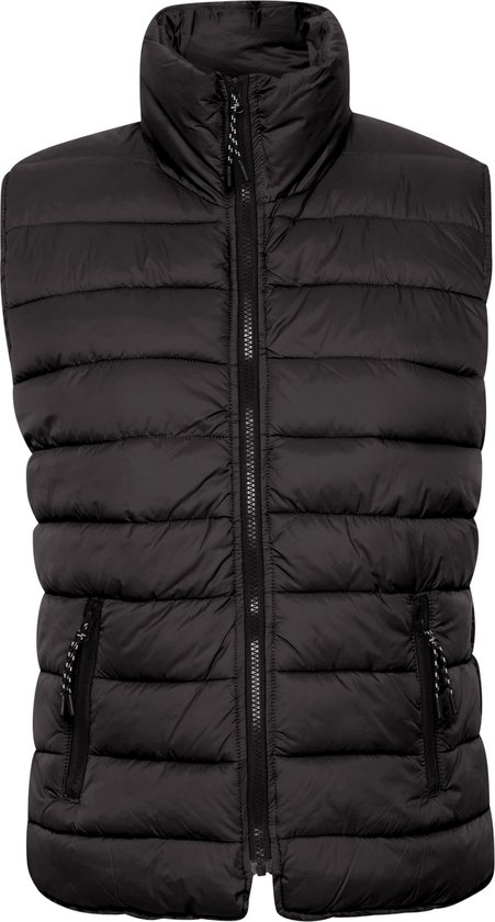 KAFFE Kaffe Women's Puffer Coat Padded Jacket Longline Hooded Zip Long Sleeve Ladies Jacket, Black Deep