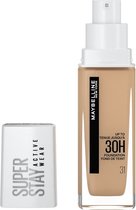 3x Maybelline SuperStay 30H Active Wear Foundation - 31 Warm Nude