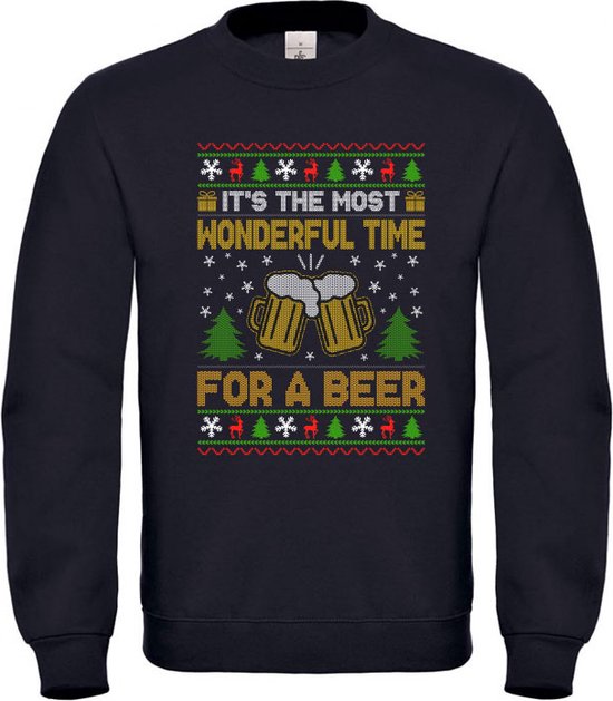 It's the most wonderful time for a beer Trui kerst kerstmis